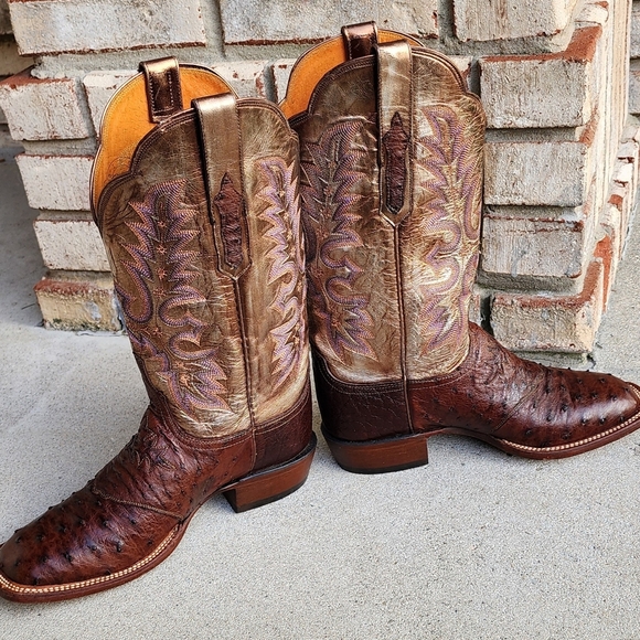Lucchese Ostrich Boots - Picture 8 of 15